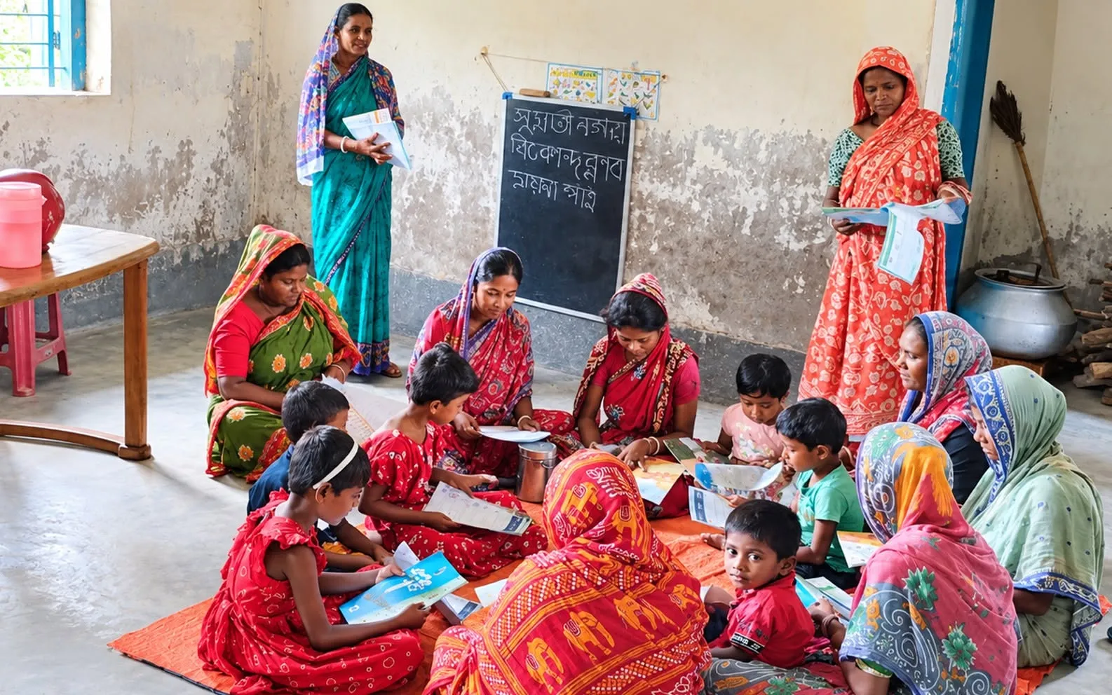 women learners in a class